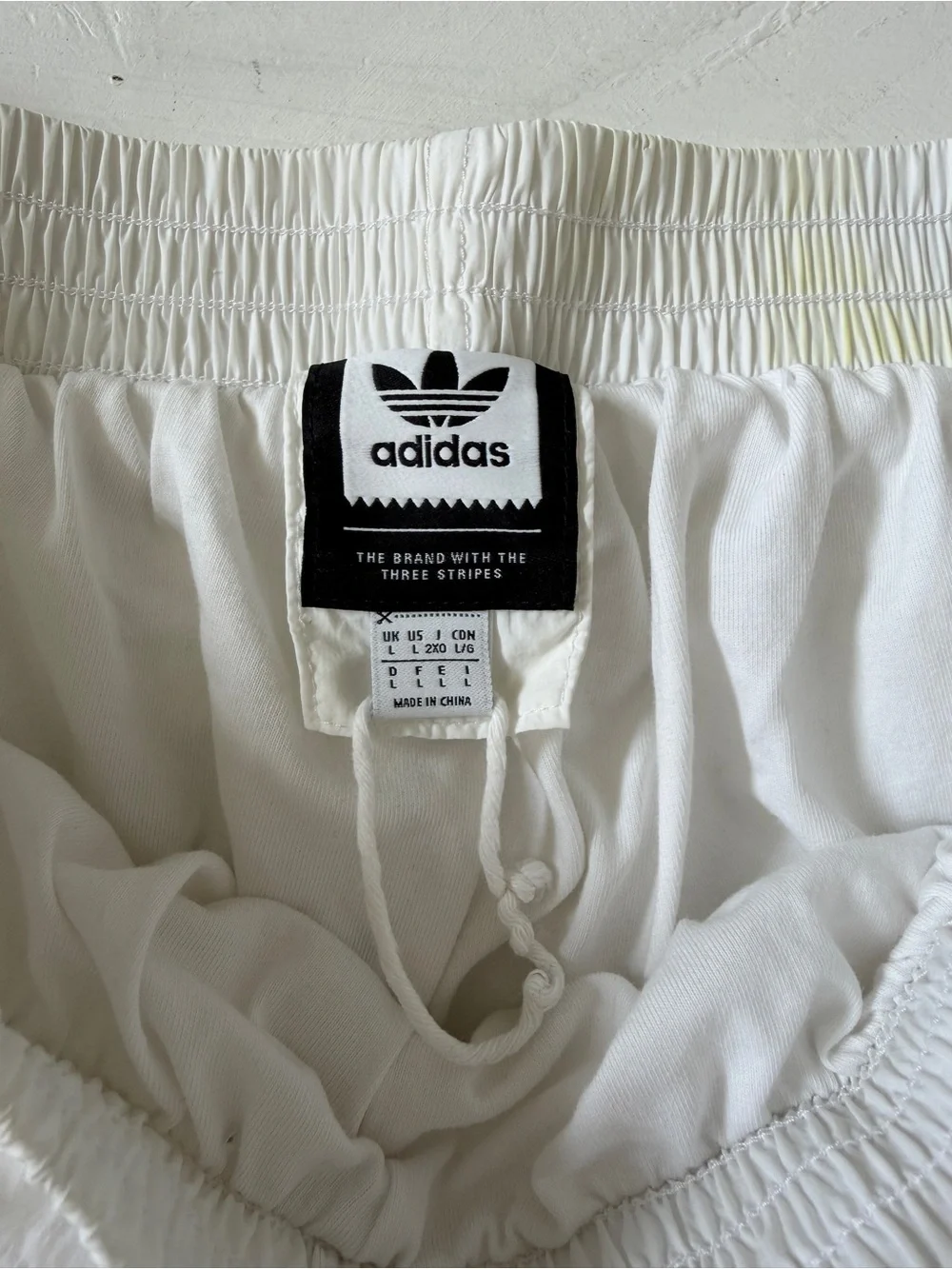 Adidas Krooked Sweatpants Parachute White/Carolina Blue Size L